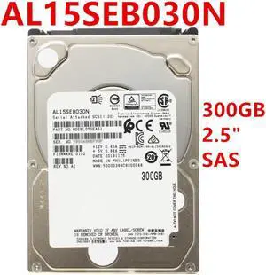 HDD For Toshiba 300GB 2.5" SAS 12 Gb/s 128MB 15000RPM For Internal HDD For Enterprise Class HDD For AL15SEB030N