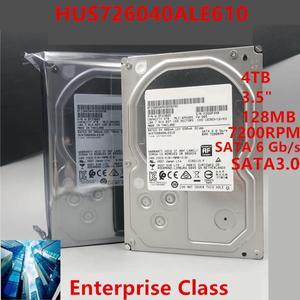 HDD For Hgst 4TB 3.5" 7K6 SATA 6 Gb/s 128MB 7.2K For Internal HDD For Enterprise Class HDD For HUS726040ALE610