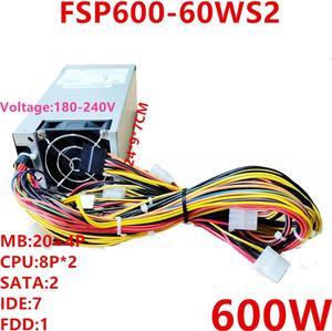 PSU For FSP 2U 600W Switching Power Supply FSP600-60WS2