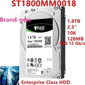 HDD For Seagate Exos 1.8TB 2.5" SAS 128MB 10000RPM For Internal Hard Disk For Enterprise HDD For ST1800MM0018