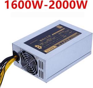 Miner PSU For ZUMAX 4U Single 12V 10*6Pin Mining Power Supply 1600W 1800W 2000W