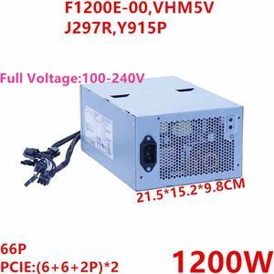 PSU For Dell Alienware Area 51 1200W Switching Power Supply F1200E-00 VHM5V J297R Y915P