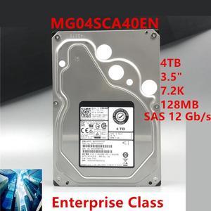 HDD For Dell 4TB 3.5" SAS 12 Gb/s 128MB 7200RPM For Internal HDD For Enterprise Class HDD For 00F9W8 MG04SCA40EN