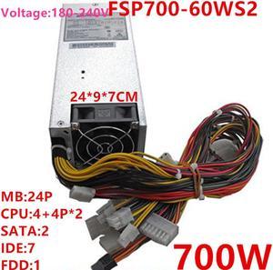 PSU For FSP 2U 700W Switching Power Supply FSP700-60WS2 FSP700-80WEPB