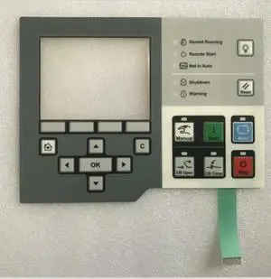 Replacement Compatible Touch Membrane Keypad for Cummins control power command PCC3.3 key board HMI320