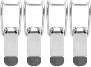 4 Buah Pengait Logam Kunci Koper Gesper Pintu Kotak Toggle Latch Tangkapan Gesper Baja Tahan Karat Pengait Tangkapan Jendela Mebel Perangkat Keras