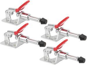 4Pcs Toggle Clamp Tetap Lock Load 45Kg Push-Pull Rilis Cepat Alat Tangan GH-301AM Tetap Toggle Clamp