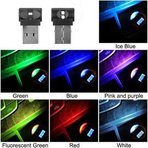 Mini USB LED RGB Ambient Light Car Light Auto Interior Atmosphere Light Low-power RGB Multi-function High-bright