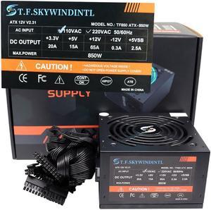 Gaming Power Supply For PC 500W 600W 800W 900w Max 24pin 12v Atx 110V-220V Universal high-end video card Rated 850w
