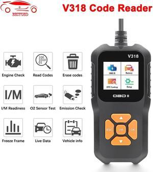 V318 OBD2 Car Diagnostic Scan Tool Automotive ODB2 Code Reader with Russian OBD 2 Scanner Auto Tools PK ELM 327 V 1 5