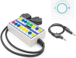 OBD2 Break Out Box for 16pin OBD 2 interface OBDII Protocol Communication detection Tester Voltage Test
