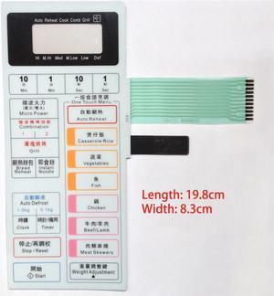 Replacement Membrane Panel Switch Panel Touch Button for NN-K652S 652HHN NN-652S NN-K652 Microwave Oven