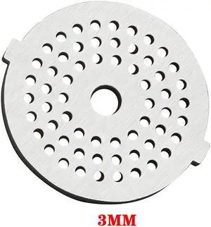 6pcs 5# Meat Grinder Stainless Steel Mincer Hole Plate Shredder Disc Blade for Home Meat Grinder Machine Accessories