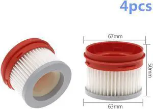 4pcs Filters For Dreame V9 Household Wireless Handheld Vacuum Cleaner Parts for Dreame V9 HEPA filter