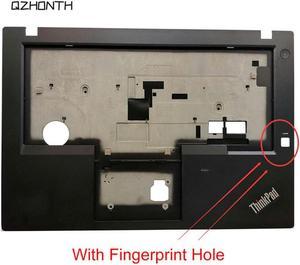 For Lenovo ThinkPad T480 Palmrest Upper Case w/ Fingerprint Hole AP169000400 01YR506