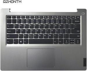 Laptop For Lenovo Ideapad 3-14IML05 81WA 3-14IIL05 3-14ADA05 Palmrest Upper Case w/ Keyboard (Non-Backlit) Silver 2020 Year