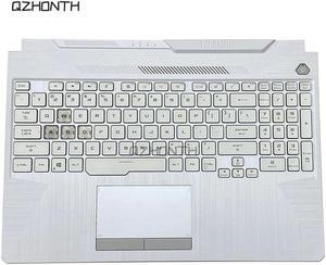 Laptop For ASUS FA506 FX506 FA506U FX506U Palmrest Upper Top Case w/ Backlit Keyboard White Color