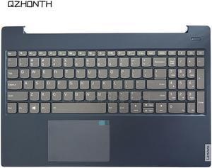 For Lenovo Ideapad S340-15IWL S340-15API S340-15 Palmrest Upper Case with Backlit Keyboard (Blue)