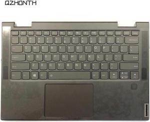 For Lenovo YOGA C740-14 C740-14IML Palmrest Upper Case  w/ Backlit Keyboard 5CB0U43959 Gray