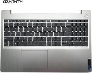 For Lenovo IdeaPad 3-15IIL05 3-15ARE05 3-15IML05 3-15ITL05 Palmrest Upper Case with Keyboard (Non-Backlit) Silver 5CB0X57656