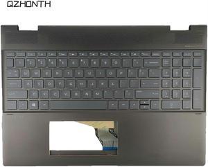 Laptop For HP Spectre X360 15-CH Palmrest Upper Case with Backlit Keyboard Brown Color