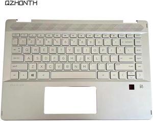 For HP Pavilion X360 14DH 14MDH Palmrest Upper Case with Backlit Keyboard Silver L53785001
