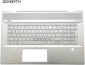 For HP ENVY 17-CE 17M-CE TPN-W145 Palmrest Upper Case w/ Backlit Keyboard Silver L57592-001