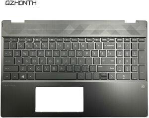 For HP Pavilion X360 15-DQ TPN-W140 Palmrest Cover w/ Keyboard Non-Backlit L51363-001