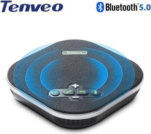 TEVO-NA200B Bluetooth Speakerphone Computer Speaker with 4 Microphones VoiceIA Noise Cancelling USB Microphone for PC, Laptop and Mobile Device