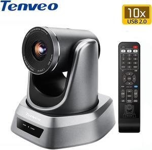 [US Stock] PTZ Camera Conference Room Camera System 10X Optical Zoom USB Video Conference Camera Full HD 1080P for Meeting Live Streaming Church Services Education Worship Easy to Use