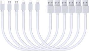 Beebo Beabo Compatible iPhone/Android Charger Cable,Lightning,Type-c,Micro USB Cable,30cm