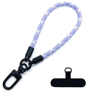 Beebo Beabo Multifunctional Wrist Phone Strap, Adjustable Lanyard for Smartphones  Anti-Slip, Secure Grip, Hands-Free for Running, Travel, Work(Purple+White)