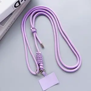 Beebo Beabo Phone Lanyard, Adjustable Phone Strap Crossbody with Phone Tether Tab, Multifuctional Compatible with Most Smartphones(Purple)
