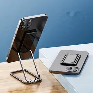 Beebo Beabo Foldable & Adjustable Phone Ring Holder, Multifunctional Metal Ring Grip Holder Compatible with  Most Smartphone Black