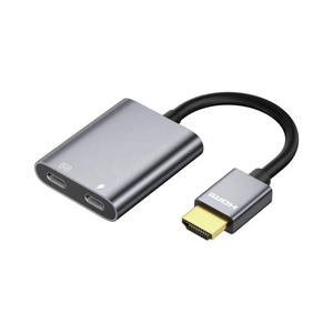 HDMI to USB C Adapter, 4K 60Hz PD 100W AR Glasses Adapter with Power Supply Port, Smart Glasses Laptop Phone Plug and Play-UA30-C HDMI to USB C Adapter, 4K 60Hz PD 100W AR Glasses Adapter with Power Supply Port, Smart Glasses Laptop Phone Plug and Play-UA30-C