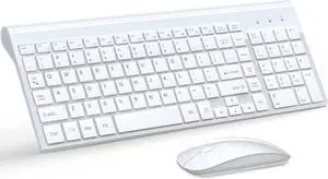 Wireless Keyboard and Mouse Full-Siz
Wireless Mouse and Keyboard Combo
2.4GHz Silent USB Wireless Keyboard
Mouse Combo for PC Desktops
Computer,Laptops,Windows