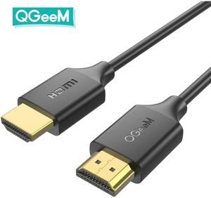 QGeeM HDMI Cable 2.0 Cable Support 4K60Hz HDMI2.0 Compatible Ultra HD TV Projector-10FT