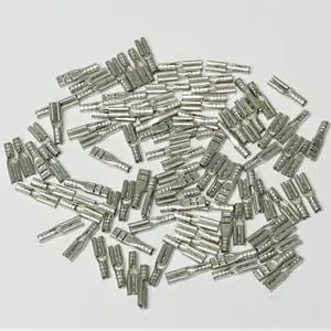 Supco T1107C Non-Insulated Female Slip On Electrical Terminal Connector Pack of 100 for 22-18 Wire