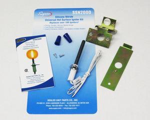 SUPCO SSN2000 Hot Surface igniter, LP/NG, 120, 3 1/4 in L., 1 PK