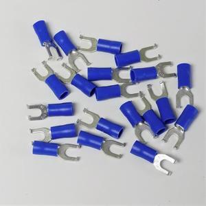 Supco T1043 Insulated Flange Spade Terminal Connector Pack of 20 for 16-14 Wire #8 Stud