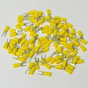 Supco Spade Flanged, 12-10 AWG #10 stud 13/64" I.D. 100 Pieces, T1046C