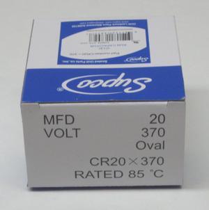 Supco CR20X370 HVAC Motor Oval Run Capacitor 20 MFD 370 Volts
