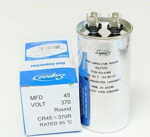 Supco CR45X370R HVAC Motor Round Run Capacitor 45 MFD 370 Volts