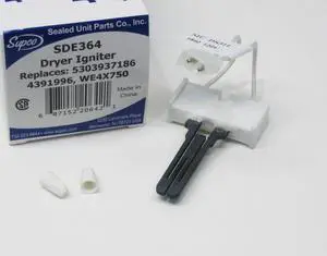 Supco SDE364 Gas Dryer Igniter Replaces 5303937186 4391996 WE4X750