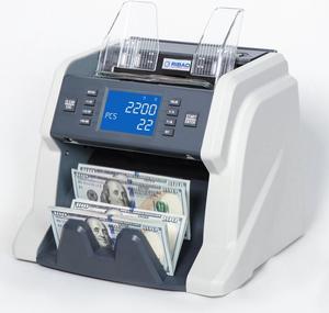 Ribao BC-35 High Speed Portable Bill Counter Money Counting Machine Cash Counter Business Retail UV/MG/IR Counterfeit Detection, Two Year Warranty