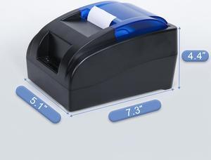 RIBAO RB-58-RP Thermal Printer Receipt Printer for BC-55 BC-40 BCS-160 Mixed Bill Money Counter, Printing Paper Size 58mm