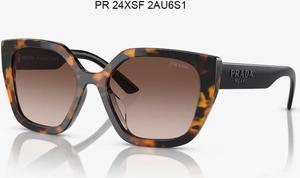 Prada PR24XS 2AU6S1 Sunglasses Havana frames with Brown Gradient lenses