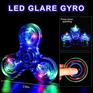 Th STOCK Spinning Top Five-Pointed Star Spinner Fidget Hand Spinner Children Adults Focus Keep Hands Busy High Quality ToyS Blue
