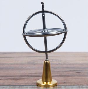 Metal anti gravity gyroscope decompression toy aluminum alloy fingertip gyroscope Colorful Desktop creative decoration