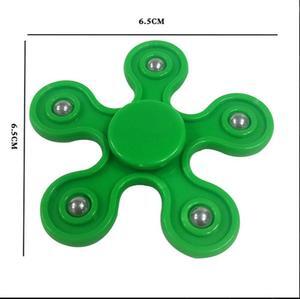 Th STOCK Spinning Top Five-Pointed Star Spinner Fidget Hand Spinner Children Adults Focus Keep Hands Busy High Quality ToyS Green